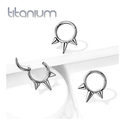 Spikes titanium clearance ring