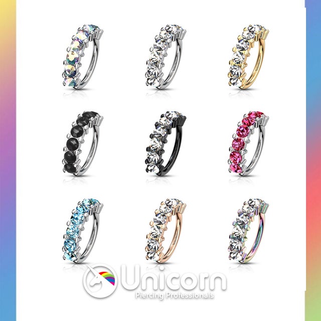 Unicorn septum ring top